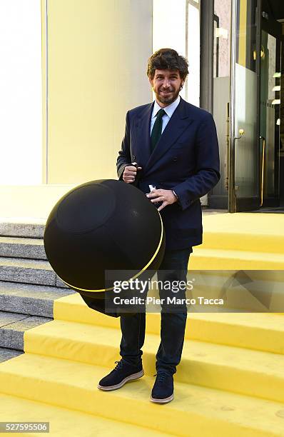 Demetrio Albertini attends the Technogym Listing Ceremony at Palazzo Mezzanotte on May 3, 2016 in Milan, Italy. Technogym is the world leader in the...