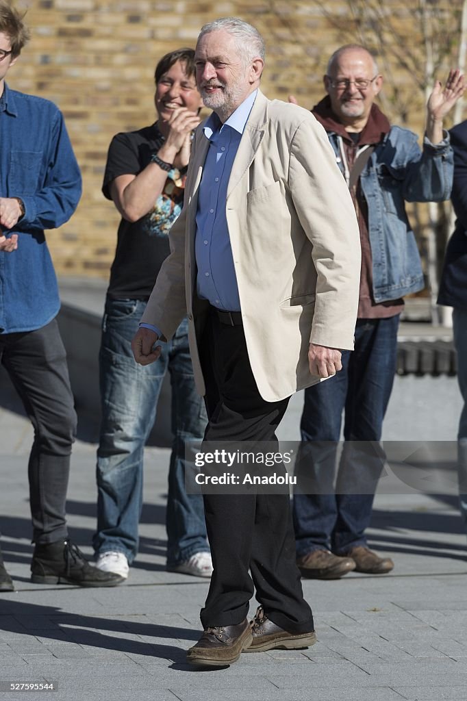 Labour Party leader Jeremy Corbyn in London 