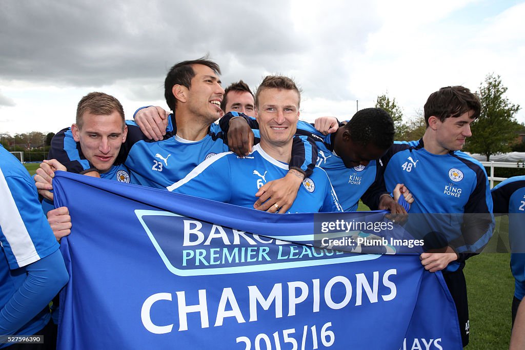 Leicester City Celebrate Their Premier League Title