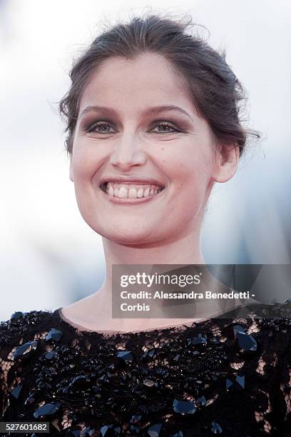 Laetitia Casta attends the premiere of movie The Reluctant Fundamentalist; during the opening ceremony of the 69th Venice Film Festival.