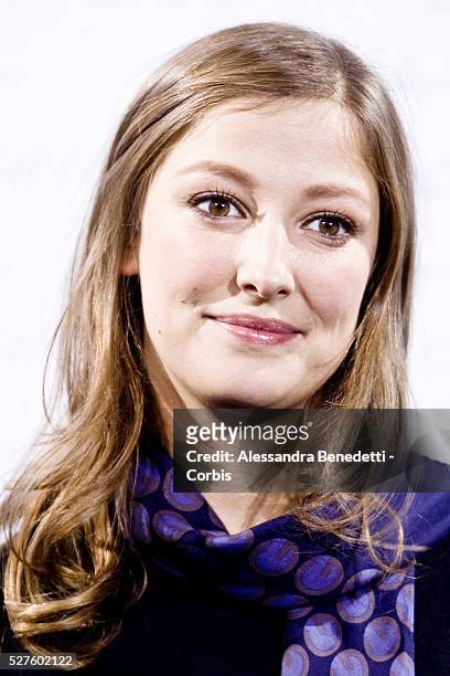 Alexandra Maria Clara attends the photocall of movie The city of your final destination presented out of competition at the 4th International Rome...