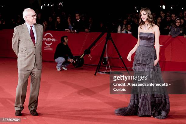 Alexandra Maria Clara and ,James Ivory attend the photocall of movie The city of your final destination presented out of competition at the 4th...