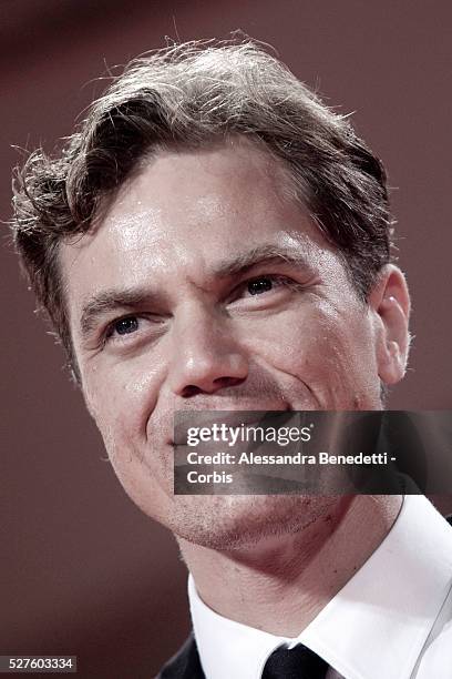 Michael Shannon attends the premiere of movie The Iceman during the 69th Venice Film Festival.