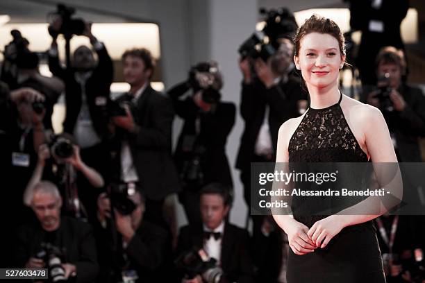 John Curran Mia Wasikowska and Ruby Davidson attend the Premiere of Movie Tracks ,presented in competition during the 70th International Venice Film...