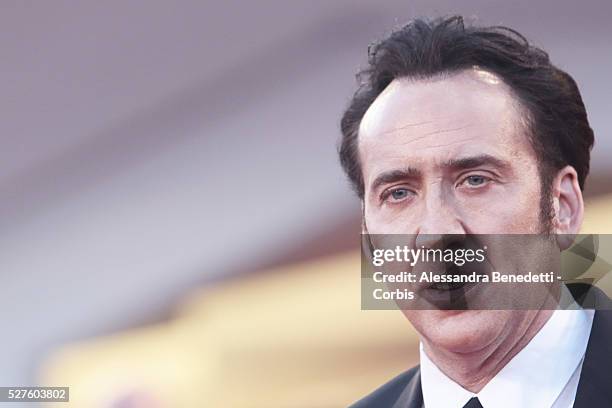 Nicolas Cage attends the premiere of movie Joe, presnted in competition during the 70th International Venice film Festival.