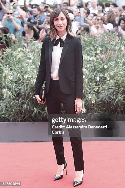 Gia Coppola attends the premiere of movie Palo Alto presented during the 70th International Venice Film Festival