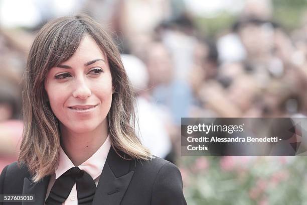 Gia Coppola attends the premiere of movie Palo Alto presented during the 70th International Venice Film Festival