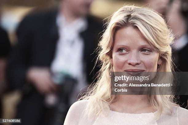 Melanie Thierry attends the premiere of movie The Zero Theorem presented in competition at the 70th International Venice Film Festival.attends the...