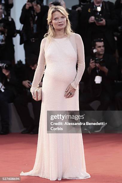 Melanie Thierry attends the premiere of movie The Zero Theorem presented in competition at the 70th International Venice Film Festival.