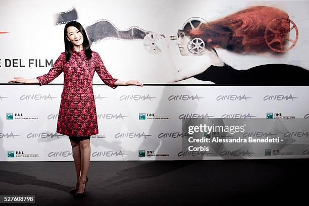 Member of Prospective Jury, Chinese actress Zhao Tao, poses during the photocall of A Walk in the Park on November 9, 2012 on the opening day of the...