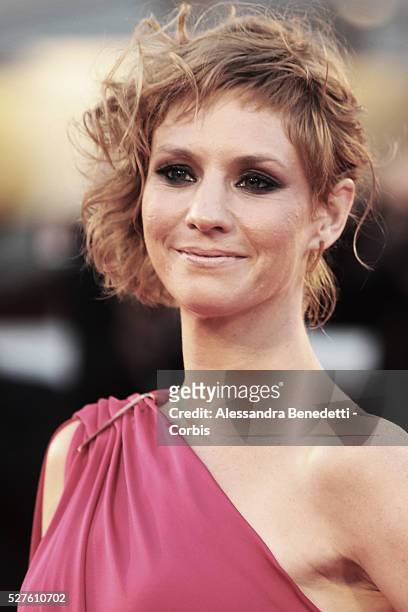 Rebecca Convenant attends the premiere of movie La Jalousie, presented in competition at the 70th International Venice Film Festival