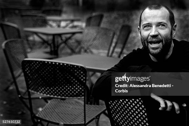 Italian actor and presenter Fabio Volo at the photo call of "Bianco e Nero" in Rome.