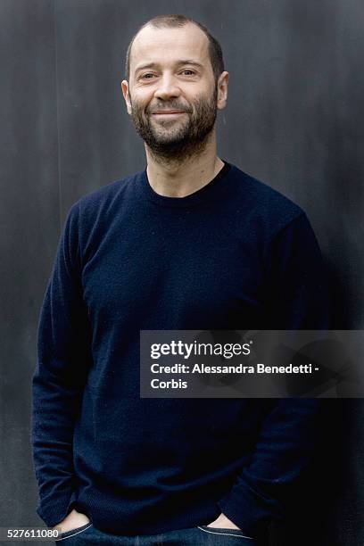 Actor Fabio Volo at the photo call of "Bianco e Nero" in Rome.