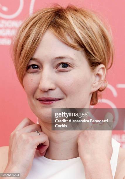 Alba Rohrwacher attends the photocall of movie "La Solitudine dei Numeri Primi" , presented in competiiton at the 67th Venice Film Festival.