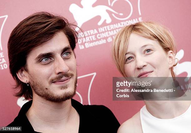 Alba Rohrwacher and Luca Marinelli attend the premiere of movie "La Solitudine dei Numeri Primi" , presented in competiiton at the 67th Venice Film...