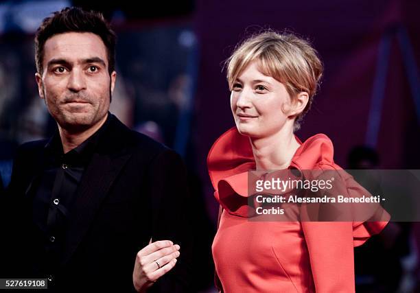 Alba Rohrwacher and Saverio Costanzo attend the premiere of movie "La Solitudine dei Numeri Primi" , presented in competiiton at the 67th Venice Film...