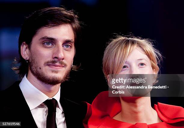Alba Rohrwacher and Luca Marinelli attend the premiere of movie "La Solitudine dei Numeri Primi" , presented in competiiton at the 67th Venice Film...