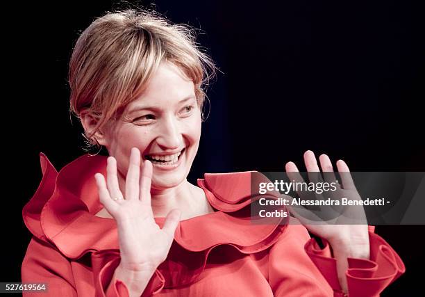 Alba Rohrwacher attends the premiere of movie "La Solitudine dei Numeri Primi" , presented in competiiton at the 67th Venice Film Festival.