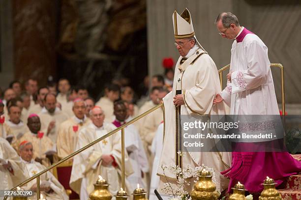 Pope Francis leads Easter Vigil in St. Peter's Basilica at the Vatican.Pope Francis has sent a message to the Catholic Bishops Conference of Kenya...