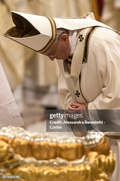 Pope Francis leads Easter Vigil in St. Peter's Basilica at the Vatican.Pope Francis has sent a message to the Catholic Bishops Conference of Kenya...