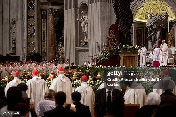 Pope Francis leads Easter Vigil in St. Peter's Basilica at the Vatican.Pope Francis has sent a message to the Catholic Bishops Conference of Kenya...