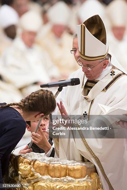 Pope Francis leads Easter Vigil in St. Peter's Basilica at the Vatican.Pope Francis has sent a message to the Catholic Bishops Conference of Kenya...