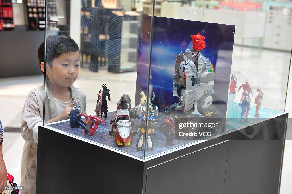 Ultraman Models Displayed In Shanghai