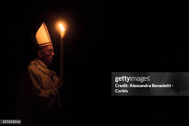 Pope Francis leads Easter Vigil in St. Peter's Basilica at the Vatican.Pope Francis has sent a message to the Catholic Bishops Conference of Kenya...