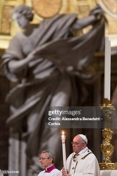 Pope Francis leads Easter Vigil in St. Peter's Basilica at the Vatican.Pope Francis has sent a message to the Catholic Bishops Conference of Kenya...