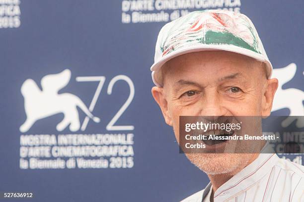 Director Jonhatan Demme and member of Jury of the Official Section Poses during a photocall during the 72nd International Venice Flim Festival