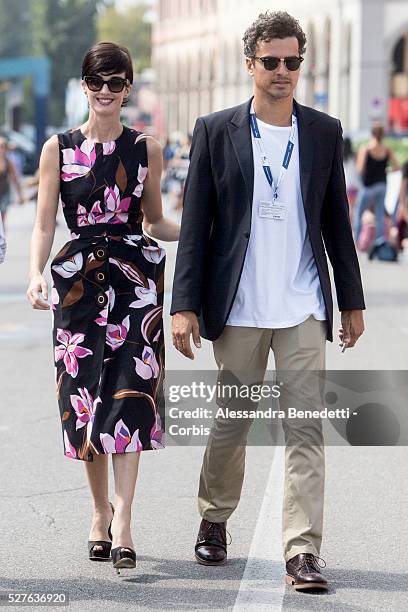 Actress Paz Vega with boyfriend, and member of Jury of the Official Section Poses during a photocall during the 72nd International Venice Flim...