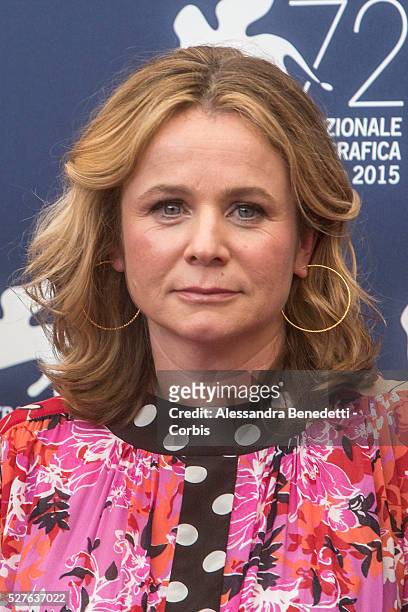 Emily Watson attends the photocall of movie Everest, presented out of compettion during the 72nd International Venice Film Festival.
