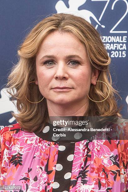 Emily Watson attends the photocall of movie Everest, presented out of compettion during the 72nd International Venice Film Festival.