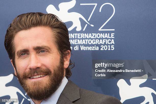 JAke Gyllenhaal, attends the photocall of movie Everest, presented out of compettion during the 72nd International Venice Film Festival.
