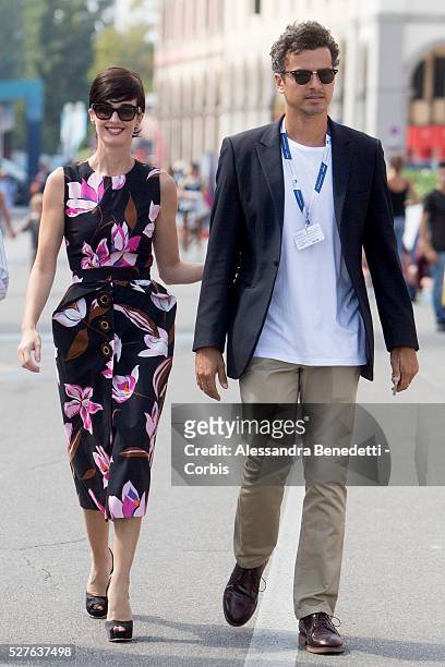 Actress Paz Vega with boyfriend, and member of Jury of the Official Section Poses during a photocall during the 72nd International Venice Flim...