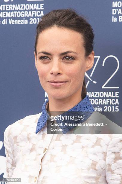 Berenice Bejo attends the photocall of movie The Childhood of a Leader, presented during the 72nd International Venice Film Festival.