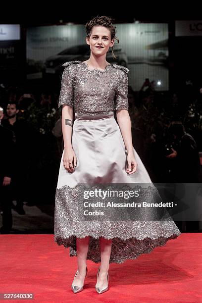 Kristen Stewart attends the premiere of movie Equals, presented in competition during the 72nd International Venice film Festival.