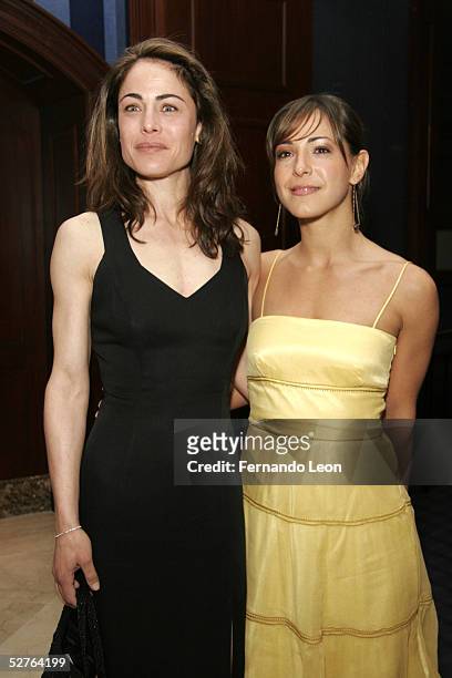 Actress Yancy Butler and TV personality Ereka Vetrini arrive to the TS Alliance 30th Anniversary Gala May 5, 2005 in New York City.