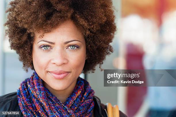 portrait of beautiful woman - blue eyes stock pictures, royalty-free photos & images