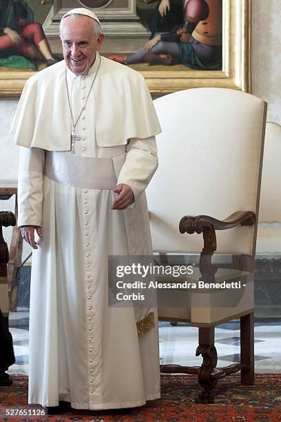 Pope Francis meets Governor-General of Antigua and Barbuda Rodney WILLIAMS at the Vatican.