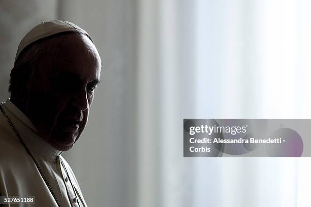 Pope Francis meets Governor-General of Antigua and Barbuda Rodney WILLIAMS at the Vatican.