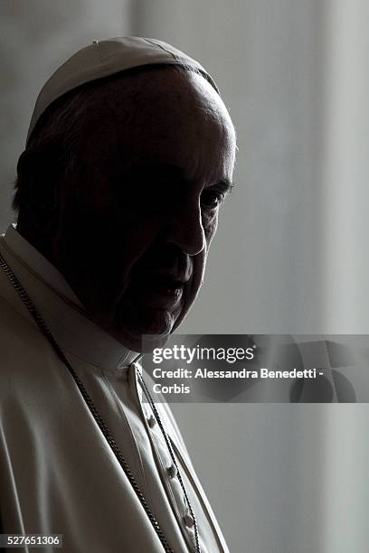 Pope Francis meets Governor-General of Antigua and Barbuda Rodney WILLIAMS at the Vatican.