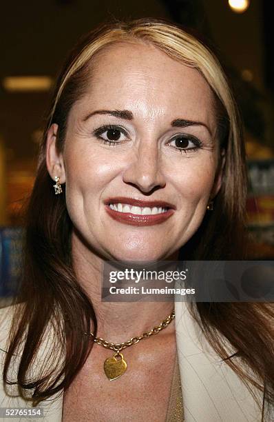 Allison DuBois, who inspired the NBC series MEDIUM, attends a booksigning event for "Don't Kiss Them Good-Bye" on at Barnes & Noble at The Grove at...