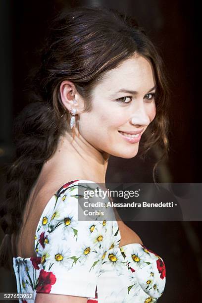 Olga Kurylenko attends the photocall of movie "Corrispondence", La corrispondenza" in Rome.