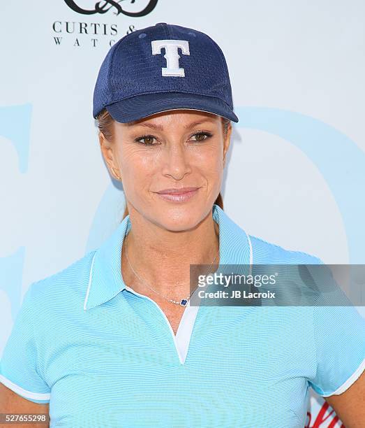 Angie Everhart attends the Ninth Annual George Lopez Celebrity Golf Classic held at Lakeside Golf Club on May 2, 2016 in Burbank, California.