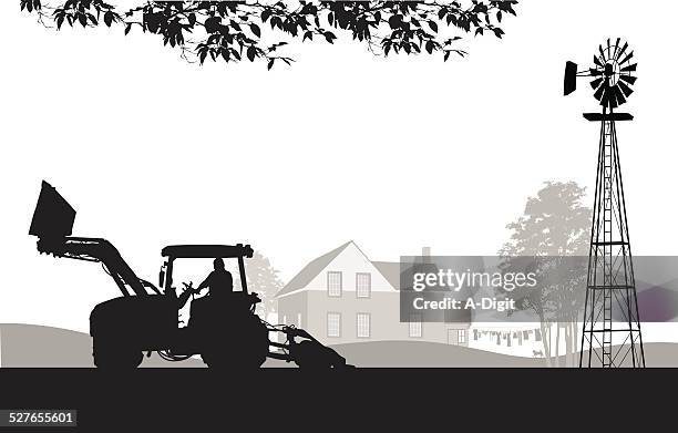 gentlemanfarmer - tractor stock illustrations