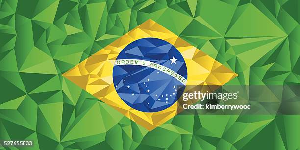 brazil flag - brazilian ethnicity stock illustrations