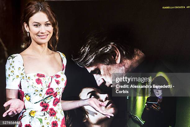 Olga Kurylenko attends the photocall of movie "Corrispondence", La corrispondenza" in Rome.