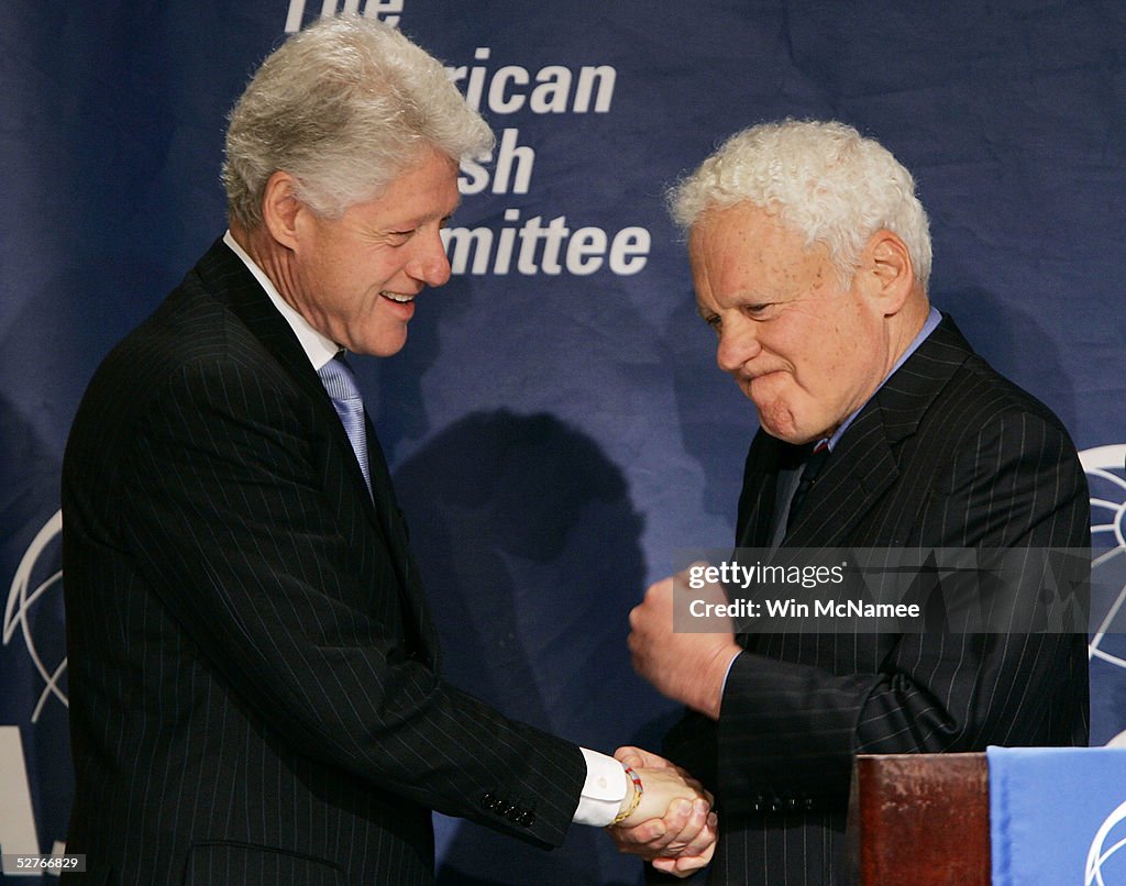 Bill Clinton Honored By American Jewish Committee