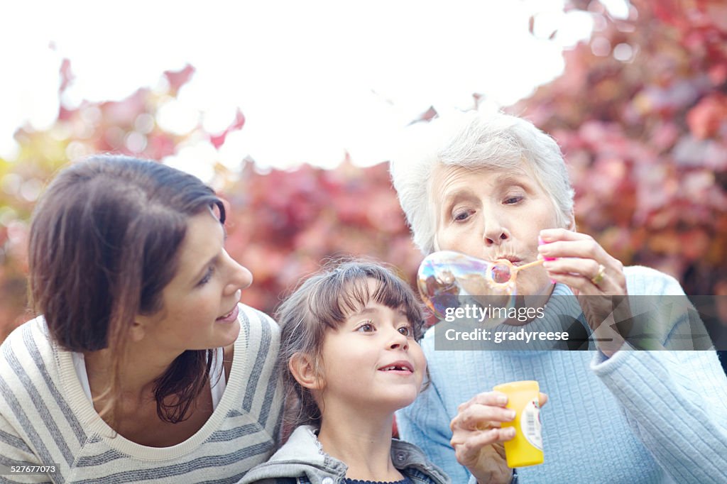 You will never regret time spent blowing bubbles